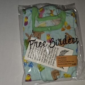 Free Birdees Bunnies & Baby Chicks Shorty Zippy